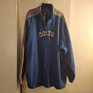 Reebok NFL Team Apparel Colts Blue and Gray Men's Jacket